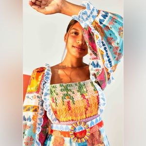 Farm Rio Summer Stitches Romper